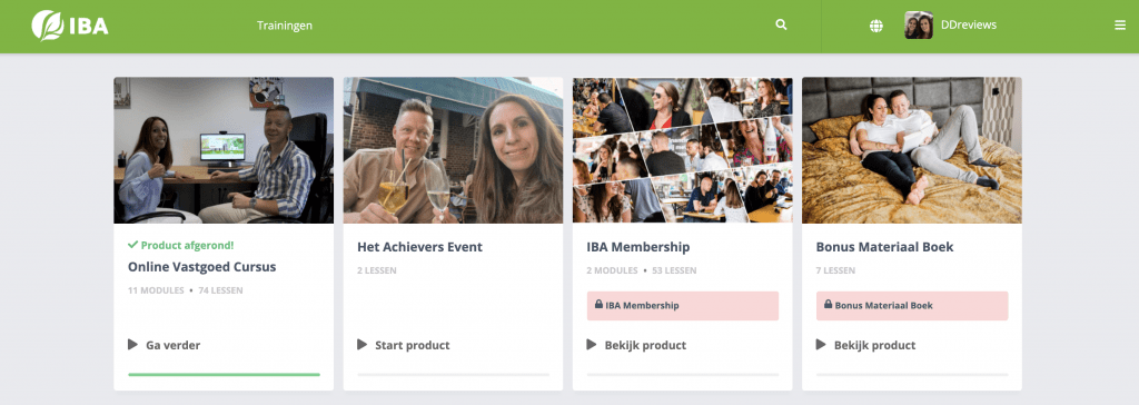 IBA Coaching vastgoed cursus