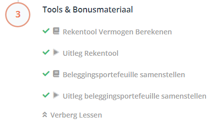 Tools & Bonusmateriaal