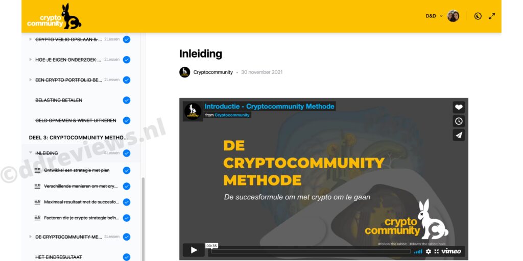 Crypto community methode