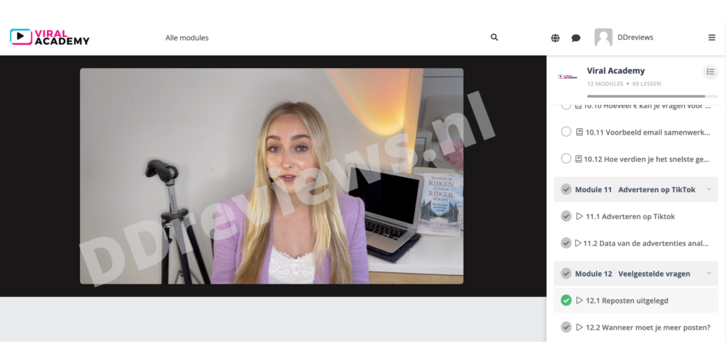 Viral Academy cursus module 12