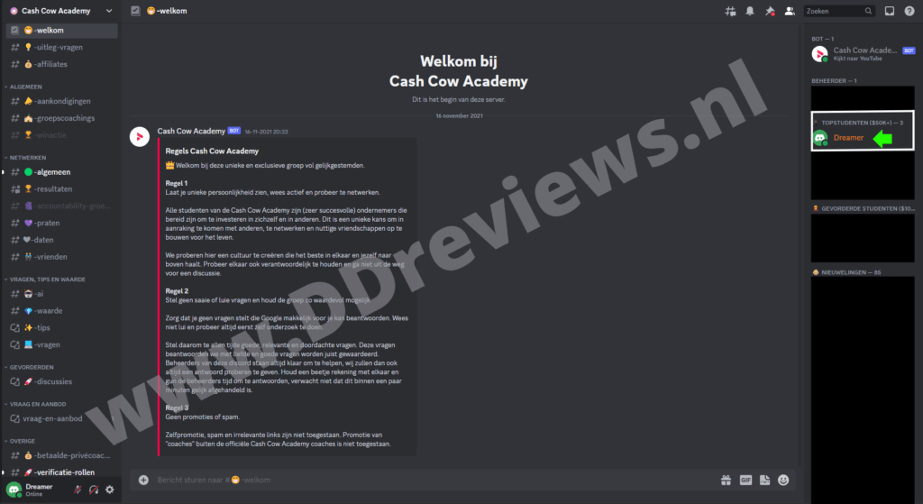 Cash Cow Academy Discord