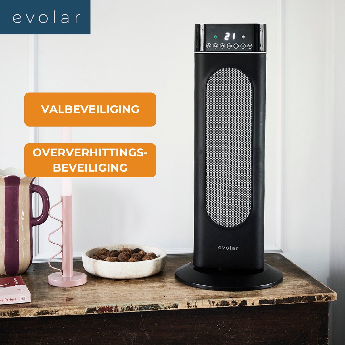 Evolar Elektrische Kachel 2000W